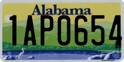 AL license plate 1AP0654