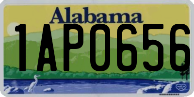 AL license plate 1AP0656