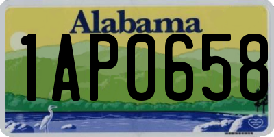 AL license plate 1AP0658