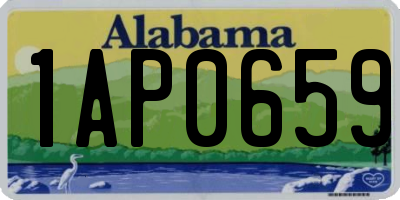 AL license plate 1AP0659