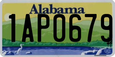 AL license plate 1AP0679