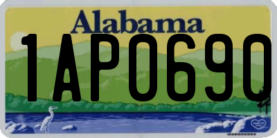 AL license plate 1AP0690