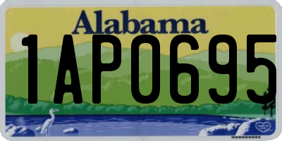 AL license plate 1AP0695