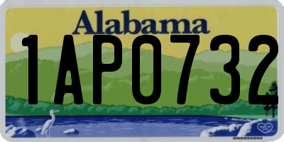AL license plate 1AP0732