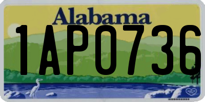 AL license plate 1AP0736