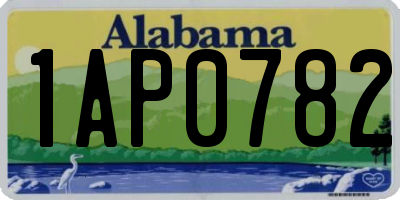 AL license plate 1AP0782