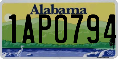 AL license plate 1AP0794