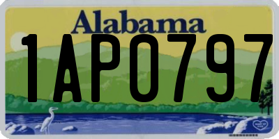 AL license plate 1AP0797