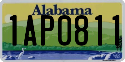 AL license plate 1AP0811
