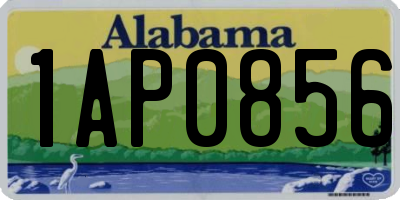 AL license plate 1AP0856