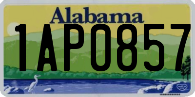 AL license plate 1AP0857