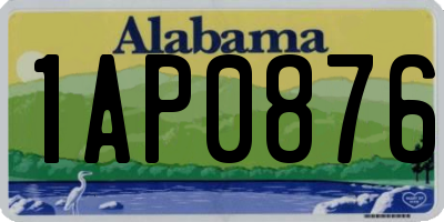 AL license plate 1AP0876