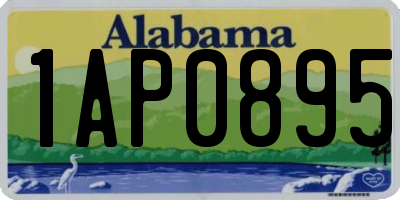 AL license plate 1AP0895