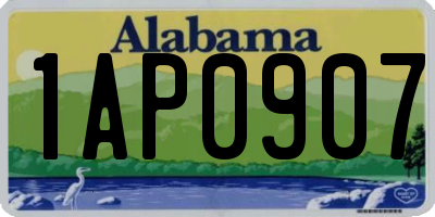 AL license plate 1AP0907