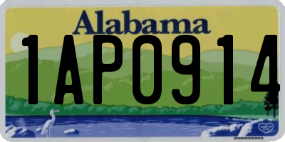 AL license plate 1AP0914