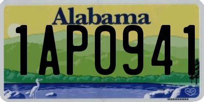 AL license plate 1AP0941
