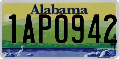 AL license plate 1AP0942