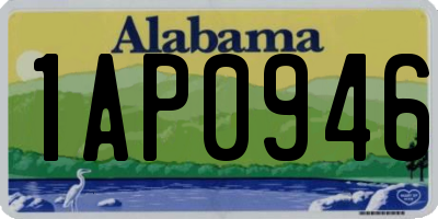 AL license plate 1AP0946