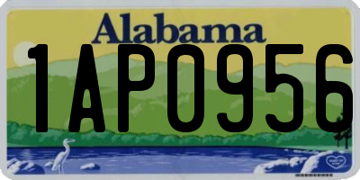 AL license plate 1AP0956