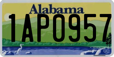 AL license plate 1AP0957