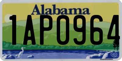 AL license plate 1AP0964