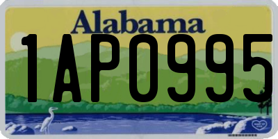 AL license plate 1AP0995