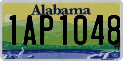 AL license plate 1AP1048