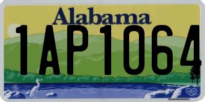 AL license plate 1AP1064