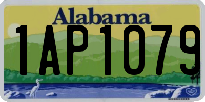 AL license plate 1AP1079