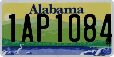 AL license plate 1AP1084