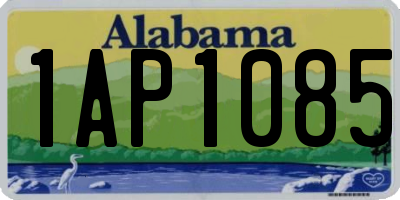 AL license plate 1AP1085