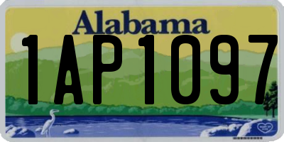 AL license plate 1AP1097