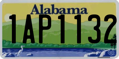 AL license plate 1AP1132