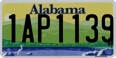 AL license plate 1AP1139