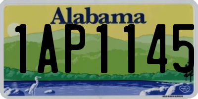AL license plate 1AP1145