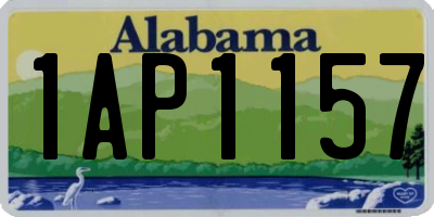 AL license plate 1AP1157