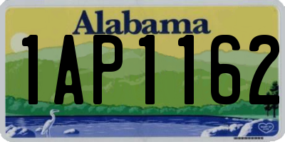 AL license plate 1AP1162