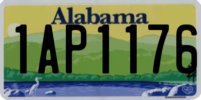AL license plate 1AP1176
