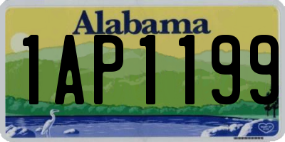 AL license plate 1AP1199