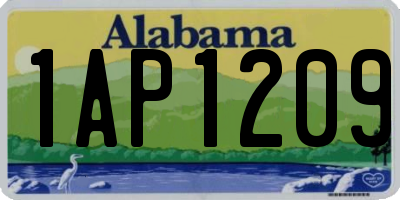 AL license plate 1AP1209