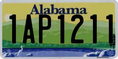 AL license plate 1AP1211