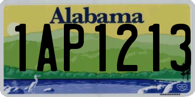 AL license plate 1AP1213