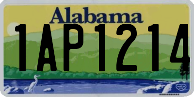 AL license plate 1AP1214