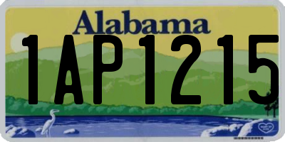 AL license plate 1AP1215