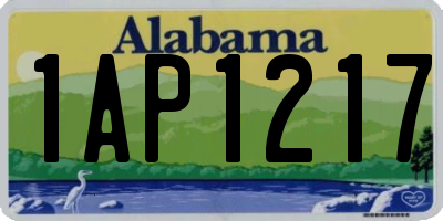 AL license plate 1AP1217
