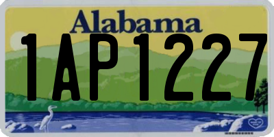 AL license plate 1AP1227