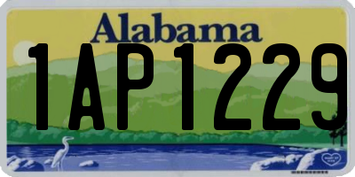 AL license plate 1AP1229