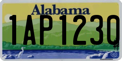 AL license plate 1AP1230