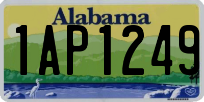 AL license plate 1AP1249