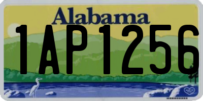 AL license plate 1AP1256